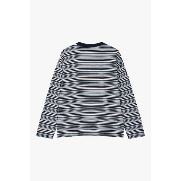 립배색 멀티스트라이프 티셔츠 9196122112056