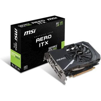  일본 MSI 그래픽카드 숏 기반 채용 GEFORCE GTX 1060 AERO ITX 6G OC 1723065