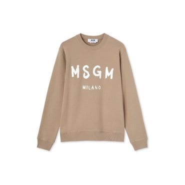 MSGM 엠에스지엠 브러쉬드 로고 맨투맨 3640MM513 247000 23 긴팔 티셔츠