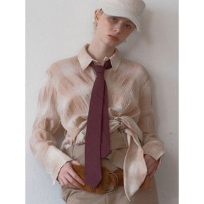 SLIM NECK TIE / NC / PP