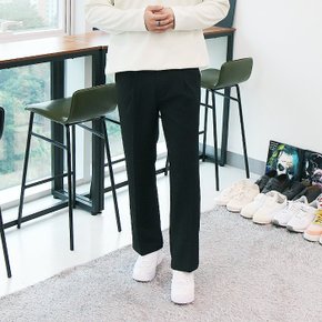 WBO 남자 빅사이즈 와이드핏 삼선 히든 밴딩 슬랙스