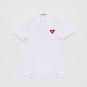 오늘출발)꼼데가르송 24SS P1T0055 WHITE  PK티셔츠