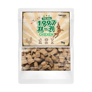 더독 강아지간식 대용량 1997져키 치킨1kg