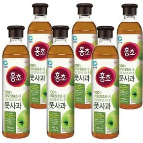 대상 풋사과 청정원 홍초 900ml x 6개입 식초 서치생활