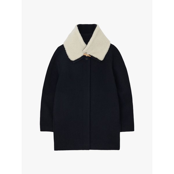 TOGGLE MUFFLER COAT / NAVY