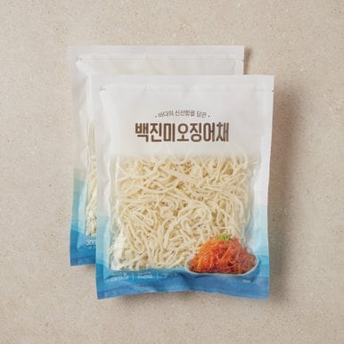 바다의 신선함을 담은 백진미 오징어채 300g*2봉