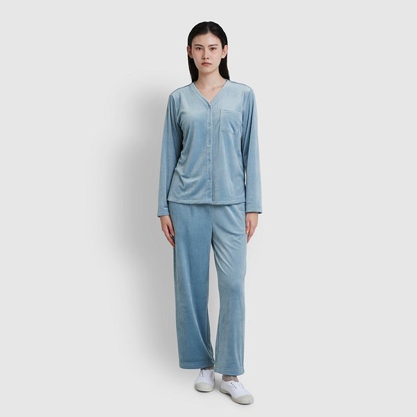 여 골지 밍크 라운지 가디건 J2054010190AO