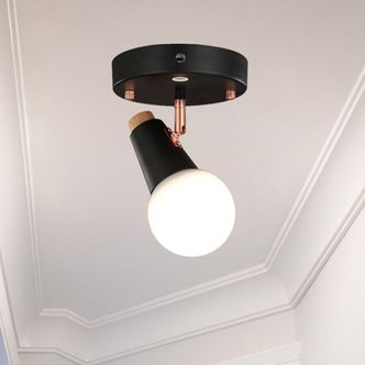  샤샤 LED 센서등 현관등 (블랙/화이트)/LED 전구포함