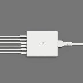 아이패드 에어 13 M4 90W QC4+/QC3.0 PD PPS 접지 6포트 초고속 멀티 충전기