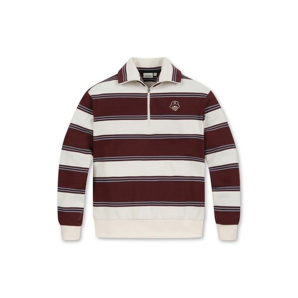 (W) Stripe Half Zip-up T-shirt G5TAW25722WIX