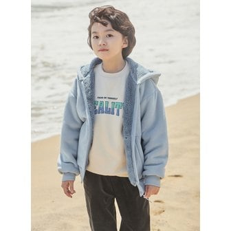 탑텐키즈 22F/W 탑텐키즈 공용 에코 플러피 플리스 후드집업 MKC4TC3005