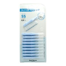 덴탈 프리미엄 치간칫솔 I형 10P 0.8mm (SS) 치석제거