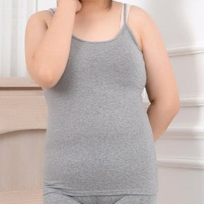 편안하고 신축성 좋은 빅사이즈 면스판 끈나시0099no