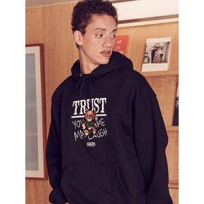 Trust bear Over fit Hoodie AHP1008 (Black)