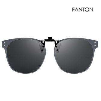 PANTONE 팬톤 FANTON 플립업 편광 클립선글라스 FU35_SMK