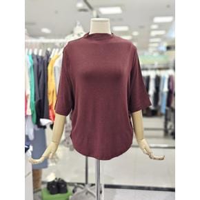 세이브존01 샤이옆주름 모크 넥 티셔츠 L263UTS901 (S52082596)
