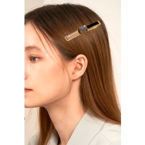 Point Mondrian Hairpin - grey