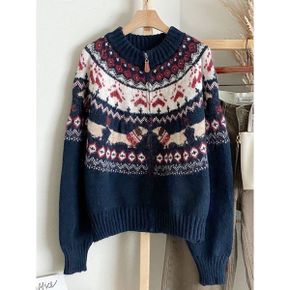 디로모 노르딕 집업가디건_P412718441