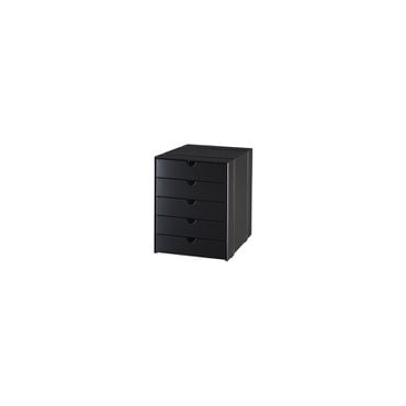 USM [USM 공식수입원] USM Inos Box Set C4 With 5 Closed Trays (Graphite Black)