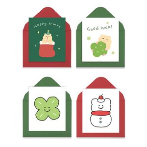 오너클랜 크리스마스 미니카드 3P 성탄절 감사 편지 카드 선물