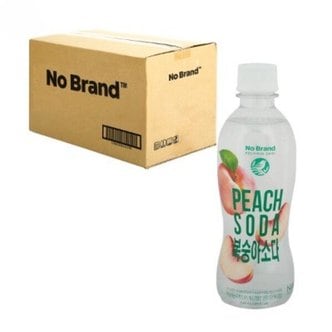  nobrand 복숭아소다 350ml 20입(1박스)