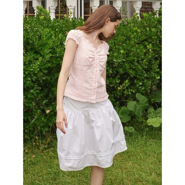 lotsyou_April Mid Skirt White