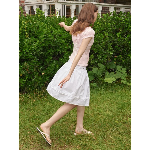 lotsyou_April Mid Skirt White