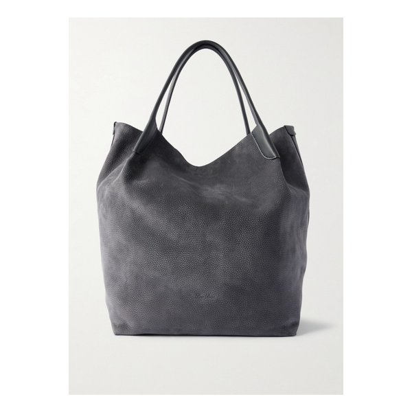 바레 엑스트라 라지 가죽 트림 풀그레인 누벅 토트백 46376663162894652