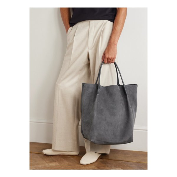 바레 엑스트라 라지 가죽 트림 풀그레인 누벅 토트백 46376663162894652