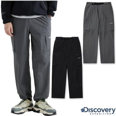 디스커버리 [24S/S] 디스커버리 DMPT39041 남성 벨티드 루즈 카고팬츠 데일리 남자 바지 등산팬츠