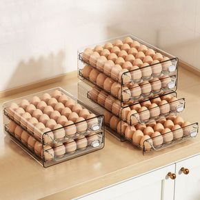 투명 서랍식 계란보관함 계란 트레이 정리함 1단 30구[WC8CCC5][33477304]