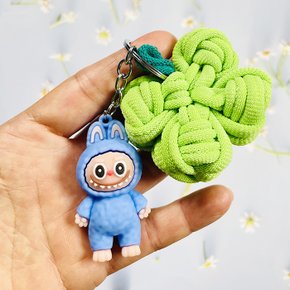양말목공예 행운의 엘프 캐릭터 열쇠고리 키링 만들기 (색상랜덤) 세트 풀패키지 KIT