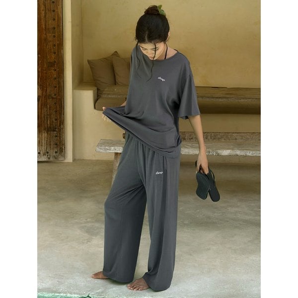 Everyday Easy T shirt Pants set (3color)