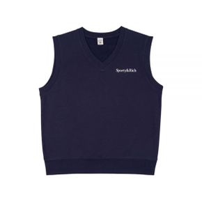 SPORTYRICH Sporty  Rich VEST - NAVYwhite (VN841) (스포티앤리치 로고 베스트)