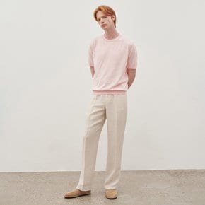 [정상가158,000원] 코튼 드라이 에센셜 라운드넥 핑크