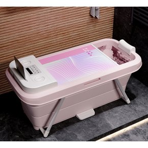 JIASHU 접이식 목욕통 가정용 가열 항온 사우나 욕조 대형
