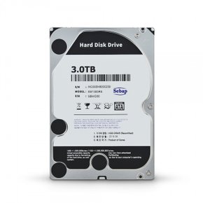 세바프 SM1300RS 3TB 하드 3.5형 PC 컴퓨터 데스크탑 HDD 하드디스크 (리퍼비시)