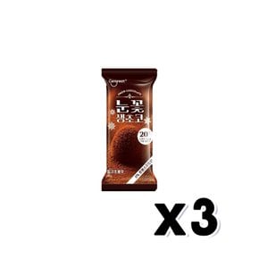 스마일 눈꽃생초코 밀크 초콜릿간식 40g x 3개