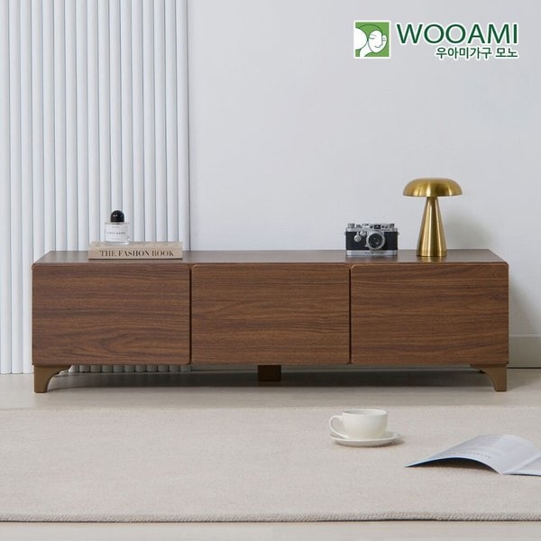 [착불] 우아미가구 모노 더인 3서랍 티비다이 거실장 1200