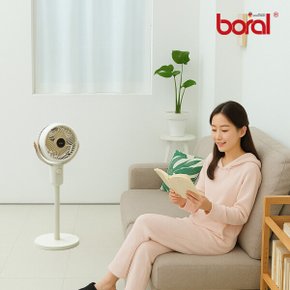 스탠드 에어 써큘팬 기계식 2단 높이조절 3엽 선풍기 좌우회전