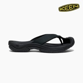 [공식] KEEN 킨 와이메아 플립플랍 쪼리 BLACK