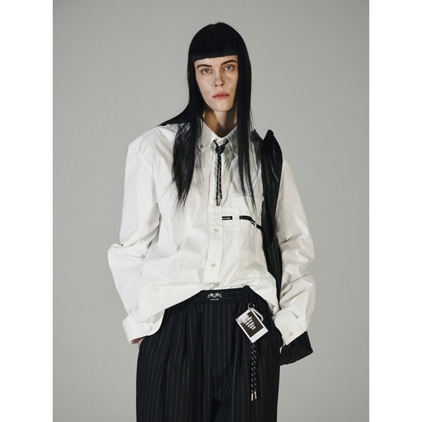 OFF-WHITE COTTON TAPPED SHIRT