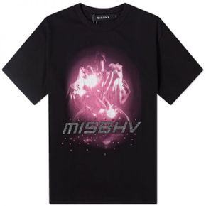 우먼 MISBHV 미스비헤이브 2001 티셔츠 - 블랙 122EX186-BLK