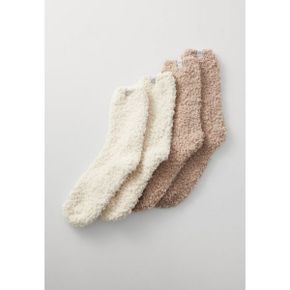 5187713 Skechers COZY FUZZY 4 PACK - Socks white swan