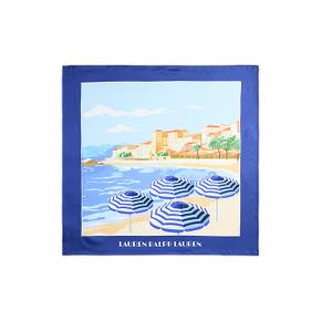 랜드스케이프 모티프 실크 스퀘어 스카프(WALRHGS0J320441410)