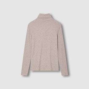 여 발열온감 소프트 립 터틀넥 티셔츠 J115401006014