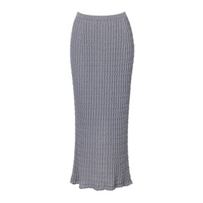 Taxtured Slim Knit Skirt KK6SS3170_12