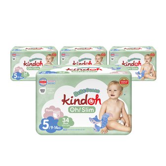 킨도 베베가드 팬츠  5단계 34매 6팩
