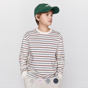 03026511 헤비코튼 멀티 스트라이프 긴팔티
