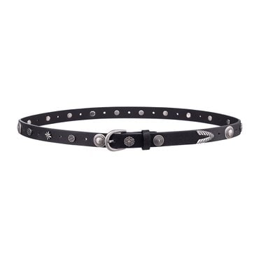 레이브 Stud Western Leather Belt VX5ST310_2color